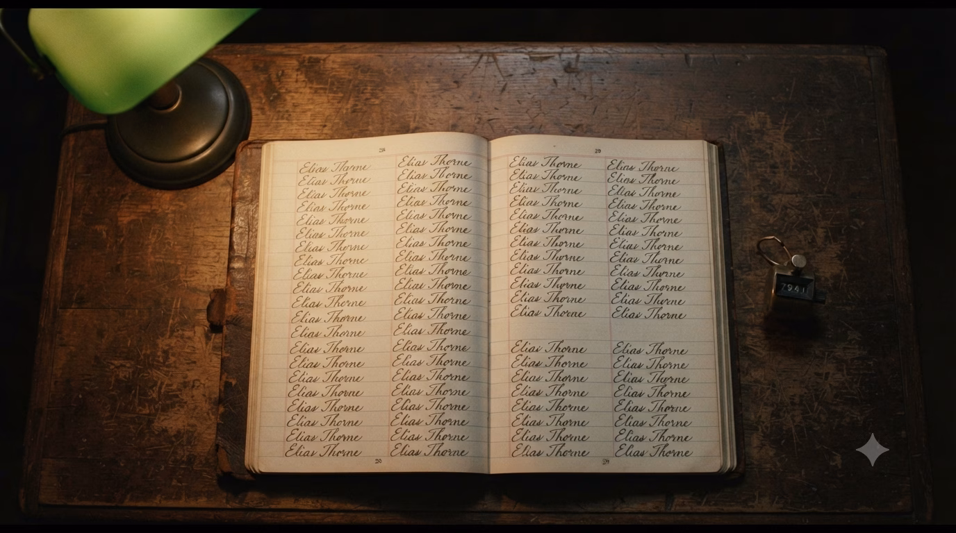 Repetitively-signed guestbook